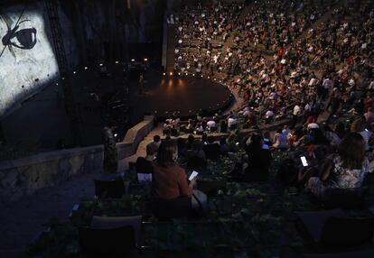 Inauguración del Festival Grec de 2020 en Barcelona.