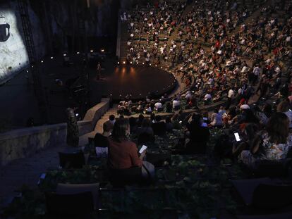 Inauguración del Festival Grec de 2020 en Barcelona.