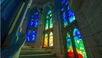Vitrales de la Sagrada Familia.
