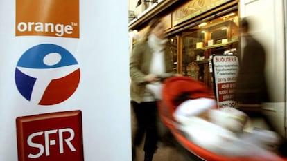 Logos de los principales operadores móviles franceses.