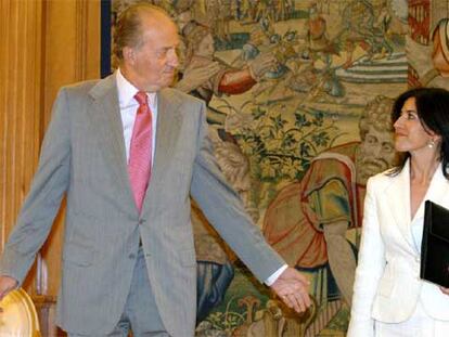 El rey recibe a Izaskun Bilbao