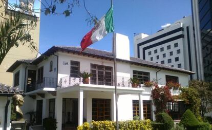 La Embajada mexicana en Quito.