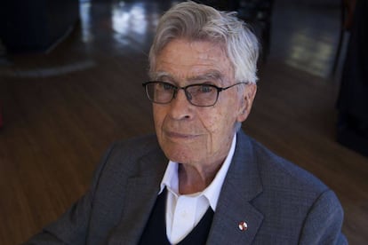Mario Bunge, retratado en Buenos Aires en septiembre de 2015.