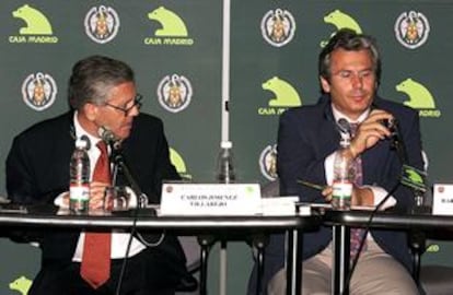 El fiscal jefe Anticorrupción, Carlos Jiménez Villarejo (izquierda), junto a Baltasar Garzón en el Escorial en 1999.