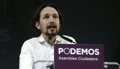 El líder de Podemos, Pablo Iglesias.