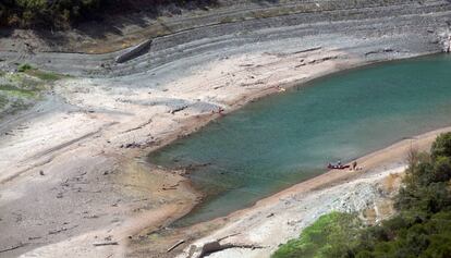 El pantano de Siurana, en una imagen de 2016.