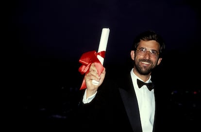 Nanni Moretti, premiado como mejor director en el Festival de Cannes en 1994 por su tan italiana 'Caro diario'.