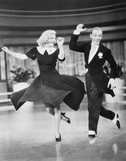 Ginger Rogers y Fred Astaire, en el filme 'Swing Time' (1936).