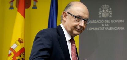 El ministro de Hacienda y Administraciones P&uacute;blicas, Crist&oacute;bal Montoro.