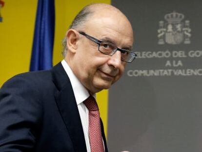 El ministro de Hacienda y Administraciones P&uacute;blicas, Crist&oacute;bal Montoro.