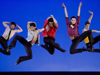 Los Amazing Boys of Dance en su espectáculo de danza <i>Rock the ballet</i>.