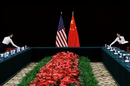 Cumbre diplomática entre China y Estados Unidos.