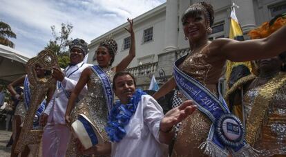 Ceremonia del pistoletazo de salida de inicio del carnaval en Río