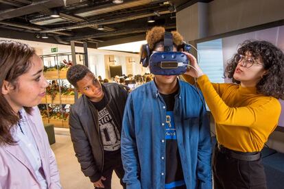 Jóvenes del programa de Accenture 'Juntos por el empleo'.