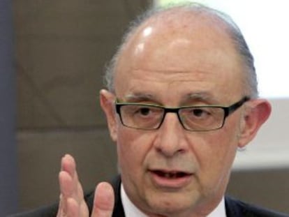 El ministro de Hacienda, Crist&oacute;bal Montoro.