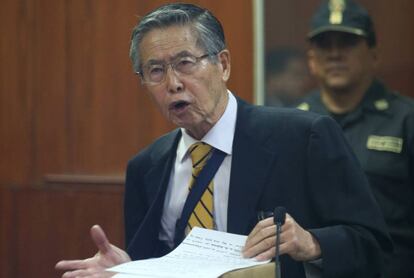 O ex-presidente peruano Alberto Fujimori em 2015.