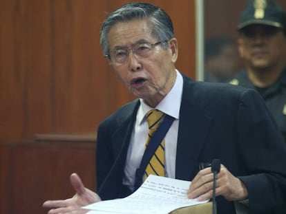 O ex-presidente peruano Alberto Fujimori em 2015.