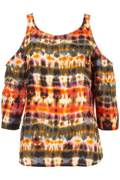 Blusa efecto tye-dye de TopShop (precio: 40 euros aprox.)