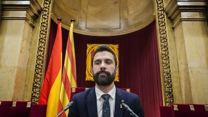 El presidente del Parlament, Roger Torrent.