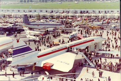 Concorde 001 en el Paris Air Show de 1971.