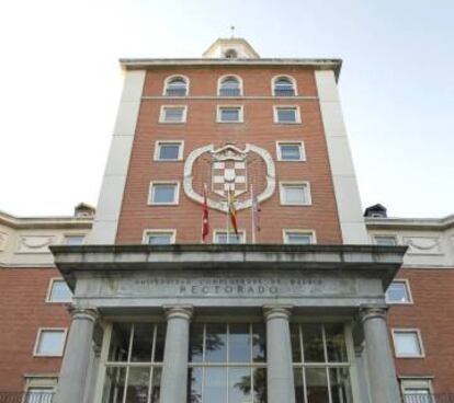 Fachada del Rectorado de la Universidad Complutense de Madrid.