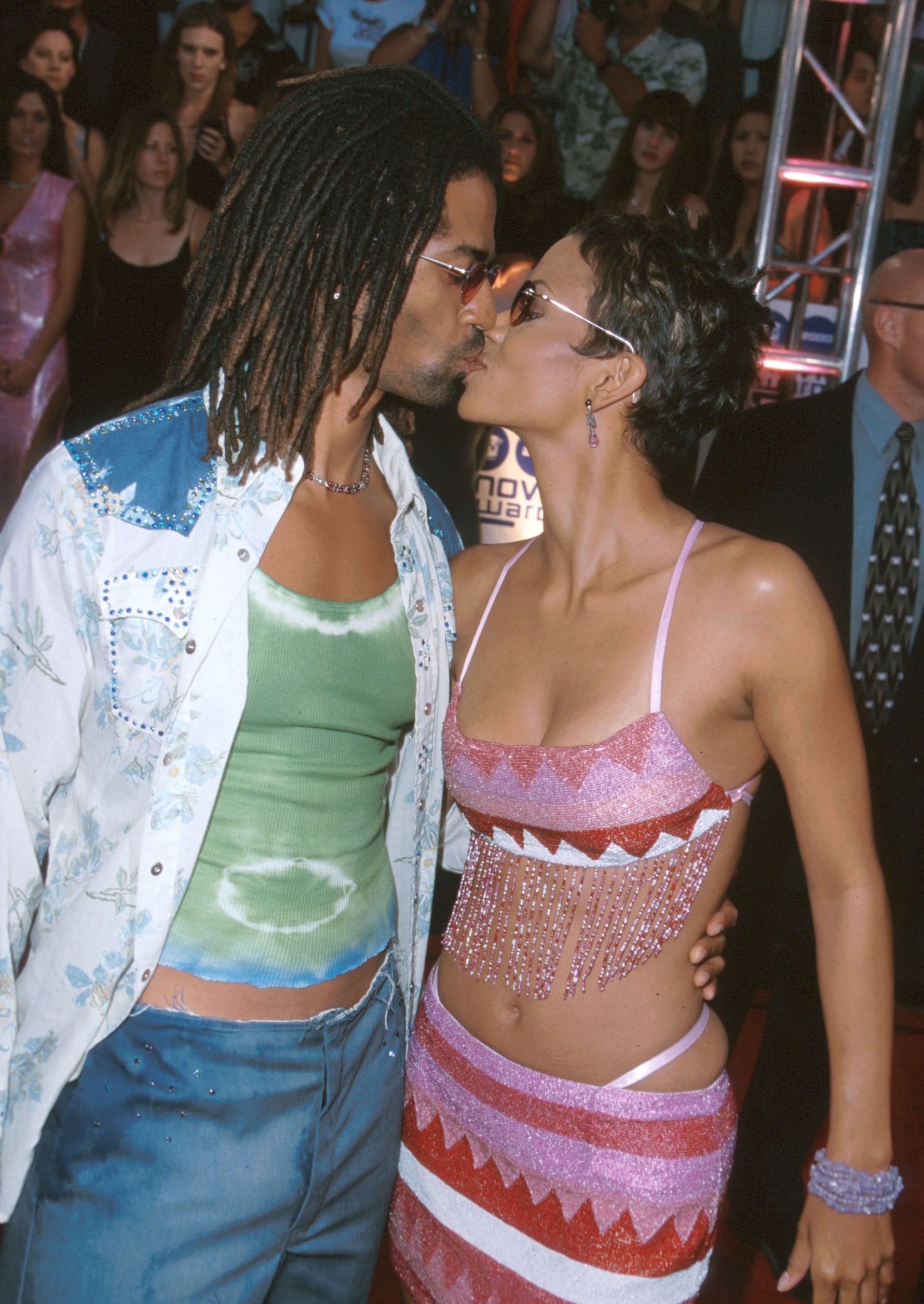Eric Benét y Halle Berry en los MTV Movie Awards del año 2000, en Los Ángeles.