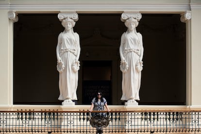 Marcela Trujillo, en el Museo Nacional de Bellas Artes, Santiago, Chile, el 20 de marzo de 2025.