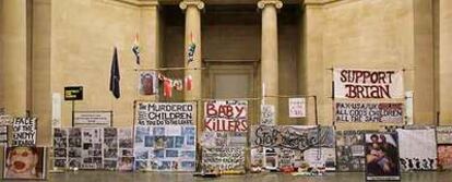 Instalación <i>State Britain,</i> de Mark Wallinger, en la Tate Britain.