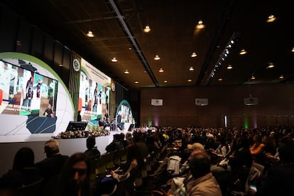 Instalación de la Cumbre Internacional de Sostenibilidad e Innovación Ambiental, en Bogotá, Colombia, el 23 de agosto de 2023.