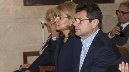 Imagen del juicio a Alexander Romanov y a otros acusados de blanqueo de capitales y de introducir en España dinero de la mafia rusa.