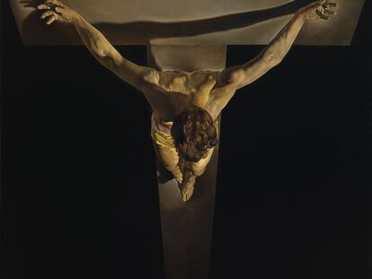 El óleo 'El Cristo' (1951) de Salvador Dalí.