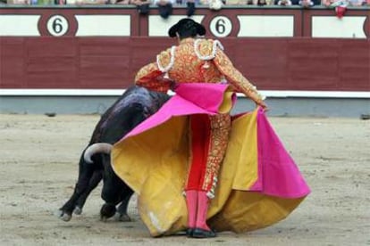 Uceda Leal, ayer en Las Ventas.