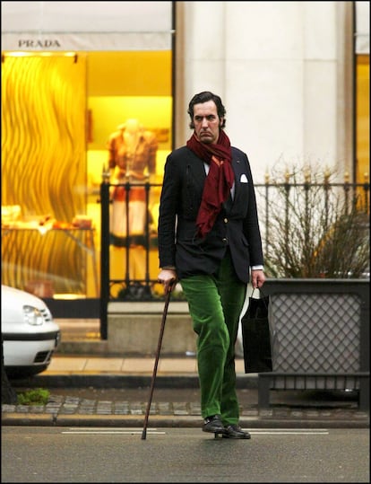 Jaime de Marichalar, en la Avenue Montaigne de París, en enero de 2004.