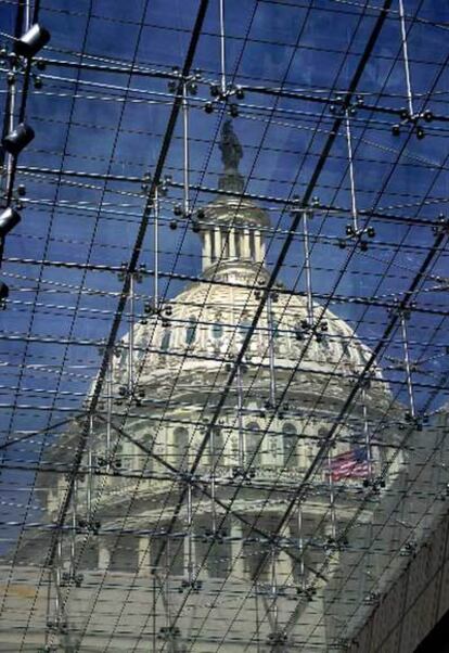 El Capitolio ha sido escenario hoy de intensas negociaciones entre demócratas y republicanos.