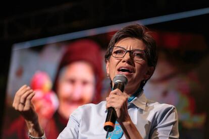 Claudia López, candidata a la alcaldía de Bogotá que lidera las encuestas.