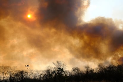 Incendio en Santa Cruz, Bolivia.