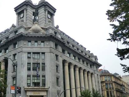 La sede de BBVA en Gran Vía de Bilbao.