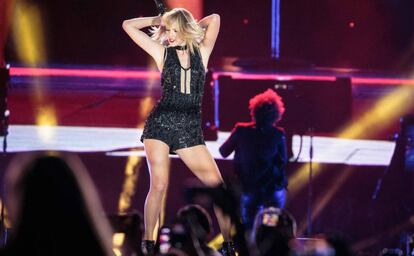 Taylor Swift, el sábado durante la primera actuación que hace en todo el año.