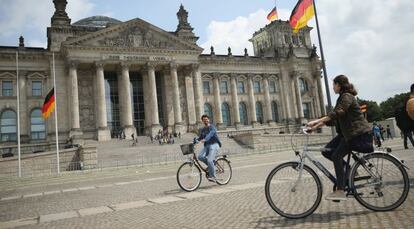 Edificio del Reichstag, sede del Bundestag en Berl&iacute;n. 