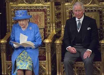 Isabel II, en la apertura del Parlamento en 2017.