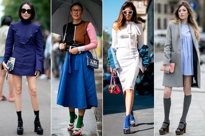 Las más ‘fashionistas’ son fieles a la versión con calcetín.