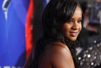 Bobbi Kristina en el estreno de 'Sparkle'.