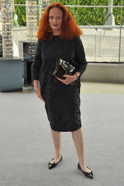 Grace Coddington, directora creativa de Vogue América.