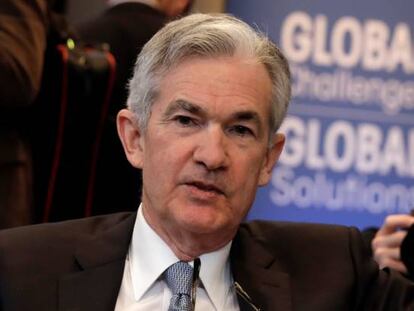 El presidente de la Reserva Federal de EE UU, Jerome Powell.