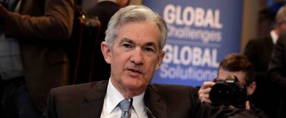 El presidente de la Reserva Federal de EE UU, Jerome Powell.