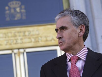 Ramón Jáuregui, ministro de la Presidencia.