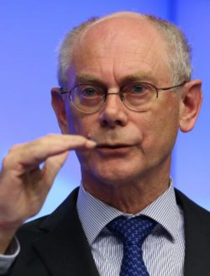 El presidente del Consejo Europeo, Herman Van Rompuy.