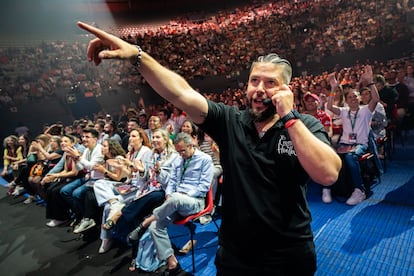 Sergio Cánovas, en un reciente evento sobre formación, en el Palacio de Vistalegre (Madrid).