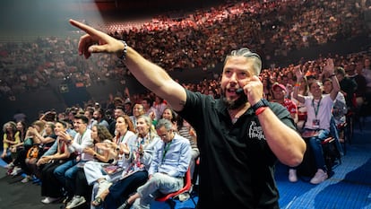 Sergio Cánovas, en un reciente evento sobre formación, en el Palacio de Vistalegre (Madrid).