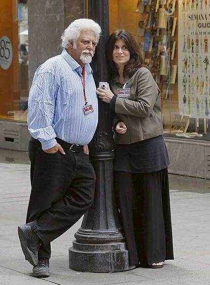 Spain Rodriguez y Phoebe Gloeckner, en Gijón.